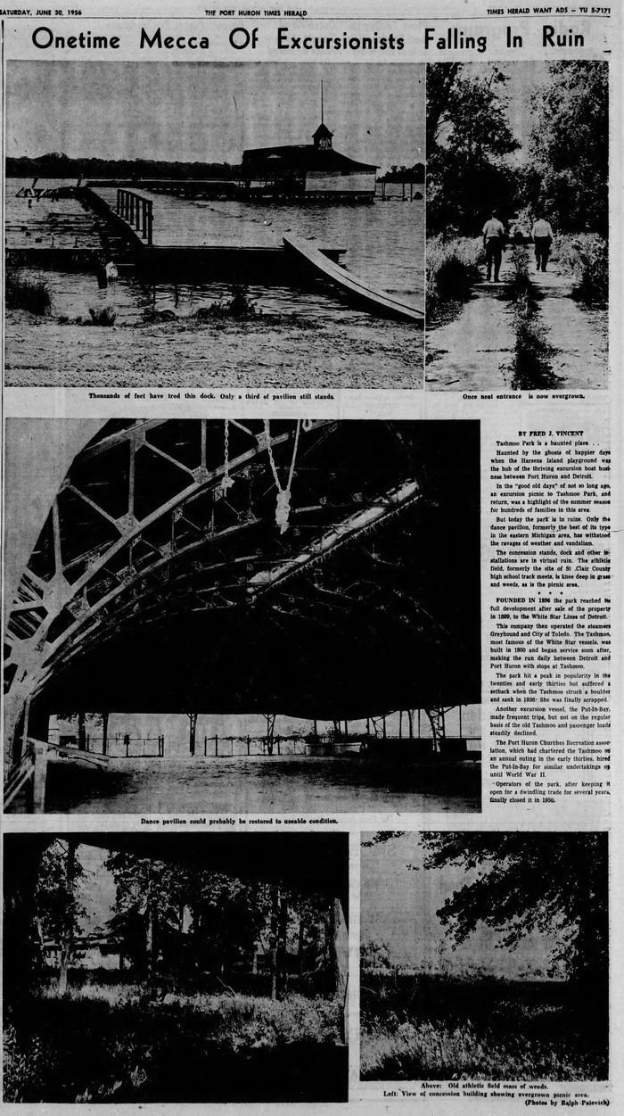 Tashmoo Park Dance Pavillion - June 1956 Article (newer photo)
